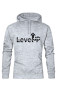 Preview: LevelUp TEAM Hoodie grau