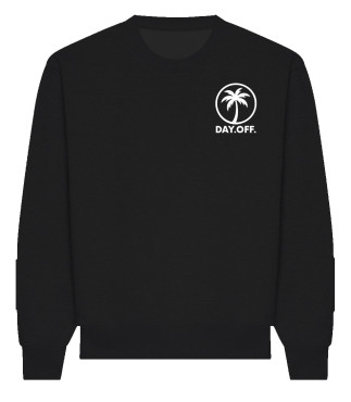 Black Sweatshirt DAY.OFF. Basic