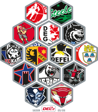 T-Shirt DEL2 Teams 2025/26 Navy