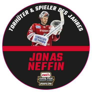 DEL2 Puck Torhüter & Spieler des Jahres Jonas Neffin