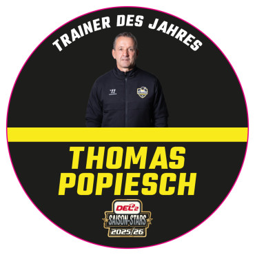 DEL2 Puck Trainer des Jahres Thomas Popiesch
