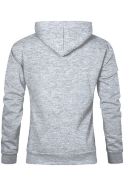 Hoodie "NO BALLS JUST PUCKS" Grey