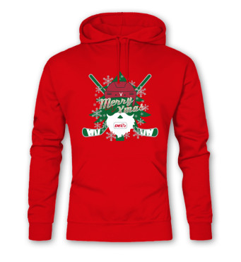 DEL2 Weihnachts-Hoodie X-Mas Red