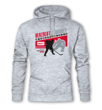 Hoodie HERZBLUT EISHOCKEY DEL2 Grey