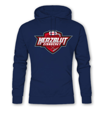 Hoodie HERZBLUT EISHOCKEY DEL2 Navy