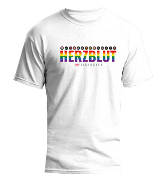 DEL2 T-Shirt HERZBLUT EISHOCKEY White