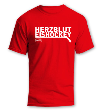 DEL2 T-Shirt HERZBLUT EISHOCKEY Red