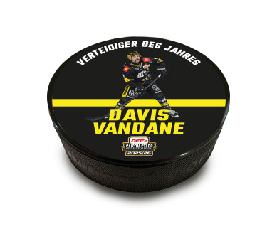 DEL2 Puck Verteidiger des Jahres Davis Vandane