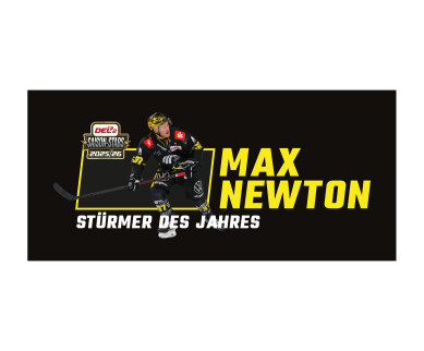 DEL2 Kaffeebecher Stürmer des Jahres Max Newton