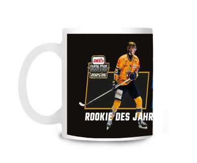 DEL2 Kaffeebecher Rookie des Jahres Lennard Nieleck