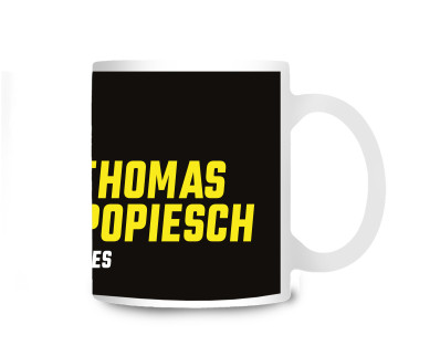 DEL2 Kaffeebecher Trainer des Jahres Thomas Popiesch