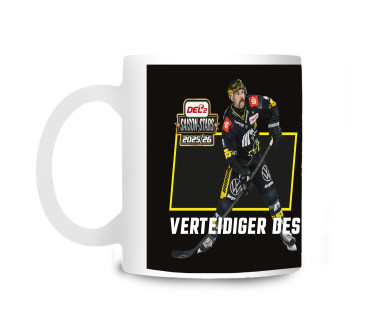 DEL2 Kaffeebecher Verteidiger des Jahres Davis Vandane