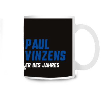 DEL2 Kaffeebecher U21 Förderspieler des Jahres Paul Vinzens