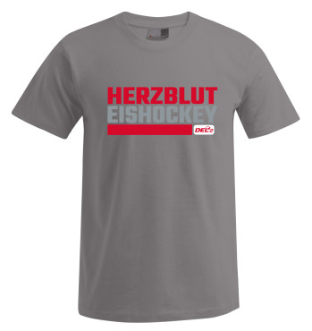 T-Shirt Herzblut Eishockey DEL2 Grau