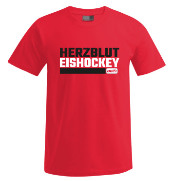 T-Shirt Herzblut Eishockey DEL2 Rot