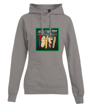 LevelUp Damen Hoodie CARBSTREET BOYS grau