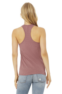 LevelUp Women's Jersey Racerback Tank Heather Mauve