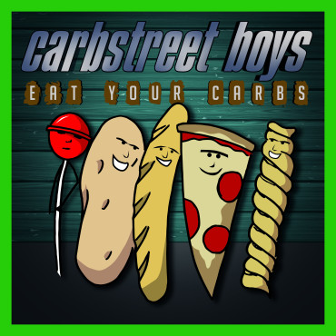 LevelUp Damen T-Shirt CARBSTREET BOYS hellgrau