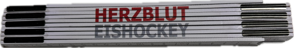 DEL2 Zollstock HERZBLUT EISHOCKEY