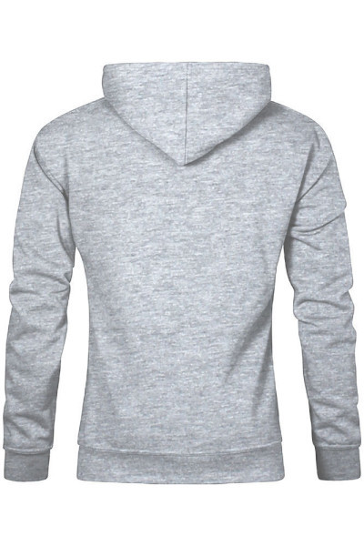 Hoodie "NO BALLS JUST PUCKS" Grey