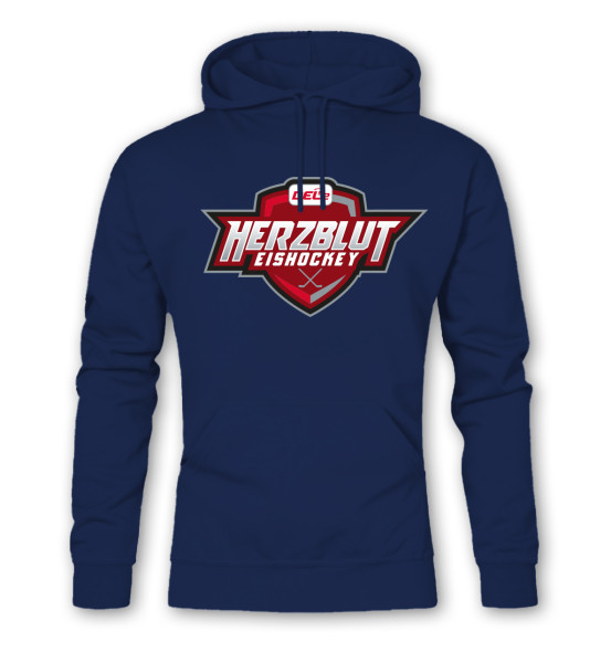 Hoodie HERZBLUT EISHOCKEY DEL2 Navy