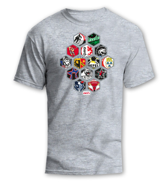 T-Shirt DEL2 Teams 2025/26 Grey