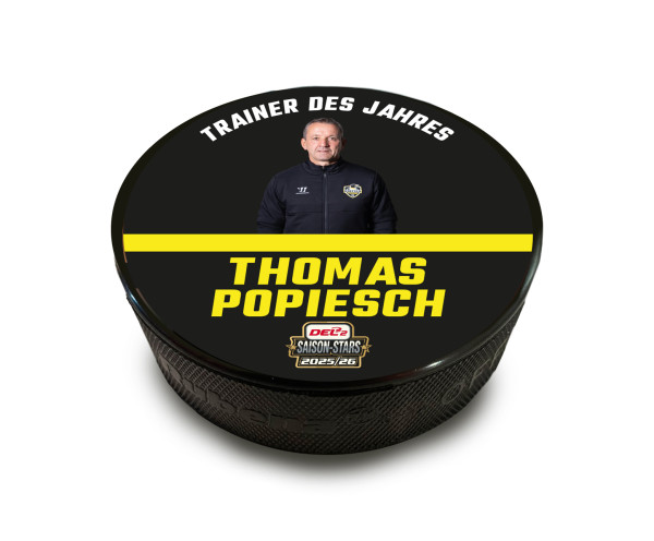 DEL2 Puck Trainer des Jahres Thomas Popiesch
