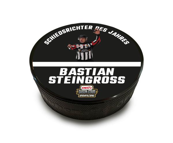 DEL2 Puck Schiedsrichter des Jahres Bastian Steingross