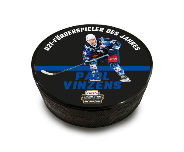 DEL2 Puck U21 Förderspieler des Jahres Paul Vinzens