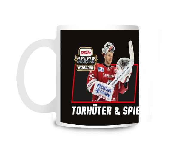 DEL2 Kaffeebecher Torhüter & Spieler des Jahres Jonas Neffin
