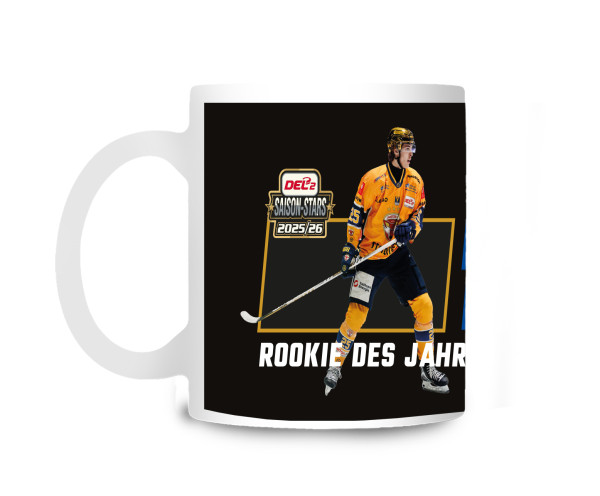 DEL2 Kaffeebecher Rookie des Jahres Lennard Nieleck