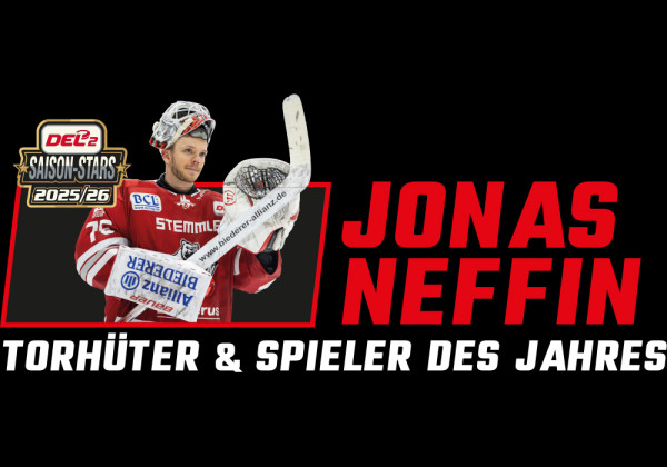 DEL2 T-Shirt Torhüter & Spieler des Jahres Jonas Neffin