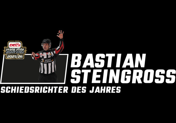DEL2 T-Shirt Schiedsrichter des Jahres Bastian Steingross