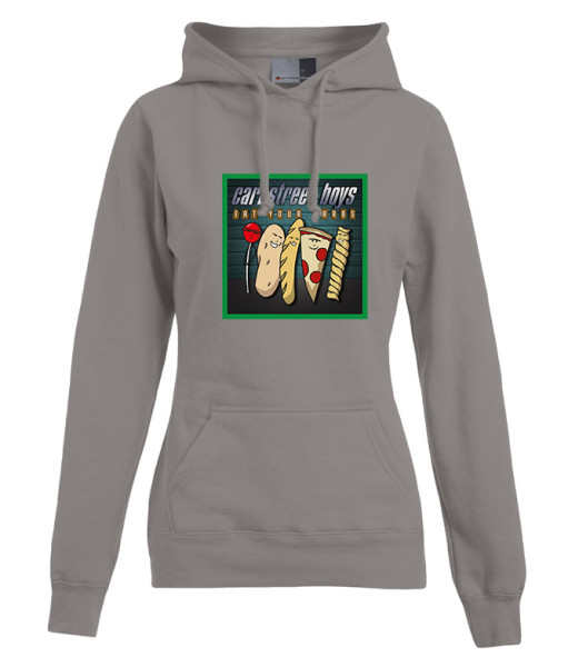 LevelUp Damen Hoodie CARBSTREET BOYS grau