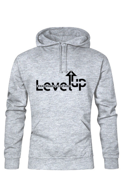 LevelUp TEAM Hoodie grau