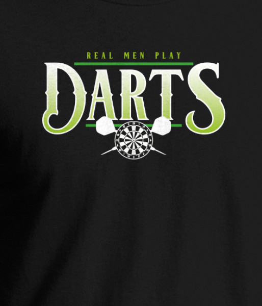 Hoodie REAL MEN PLAY DARTS