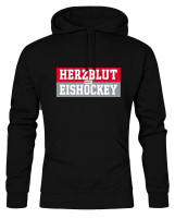 DEL2 Hoodie Herzblut Eishockey Black