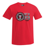 T-Shirt DEL2 Teams Herzblut Eishockey Red